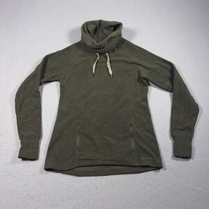 Noble Outfitters ToughFleece Funnel Neck Pullover Women Small Olive Green